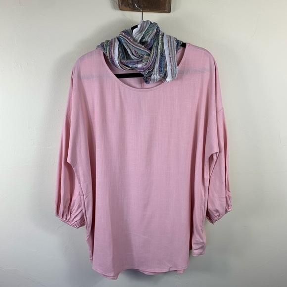 ACTING PRO 3/4 SLEEVE TOP - Picture 1 of 9